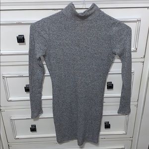 Gray mini dress